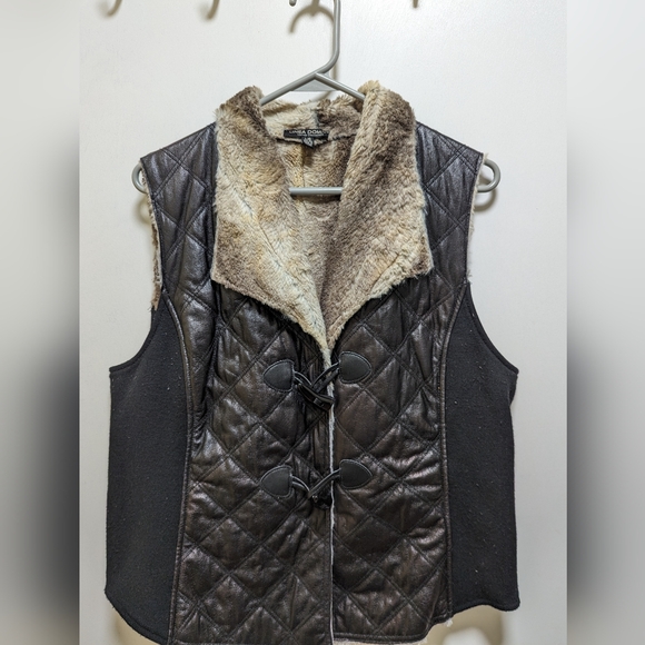Jackets & Blazers - Linea Doman Faux Fur Lined Vest